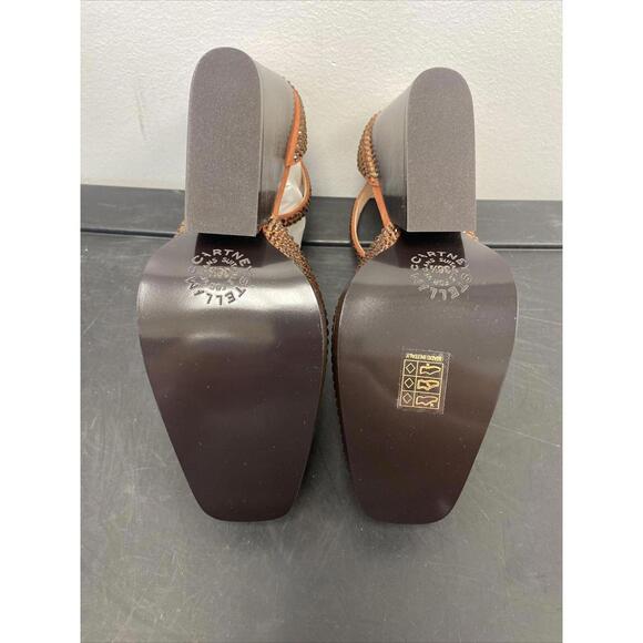 stella mccartney Womens Cowboy Crystal All Over Heels Rust Size 36.5 $1465.00 - Picture 9 of 14